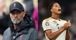 WATCH: Jurgen Klopp's reaction to Jude Bellingham scoring late winner for Real Madrid in the Champions League