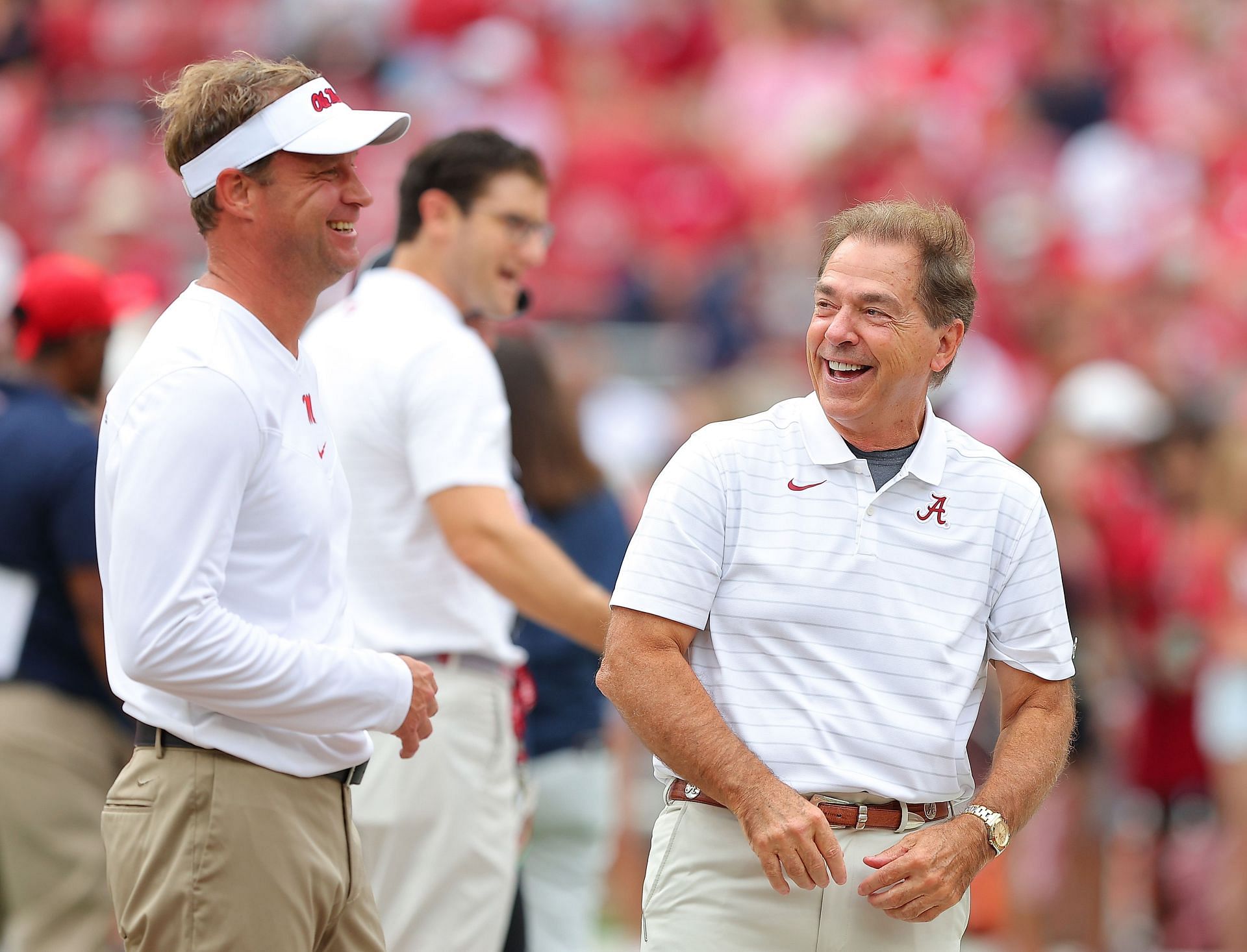 I Have Nothing But Respect For Lane Nick Saban Praises Ole Miss Hc Lane Kiffin For His 3807