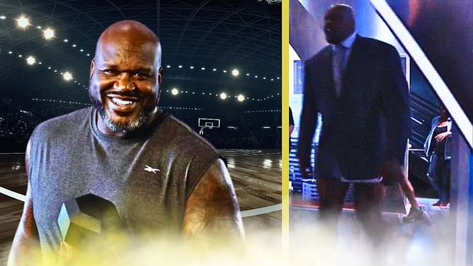 "Charles & Kenny stole it" - Shaquille O'Neal once revealed why he strolled half-naked on sets of "Inside The NBA"