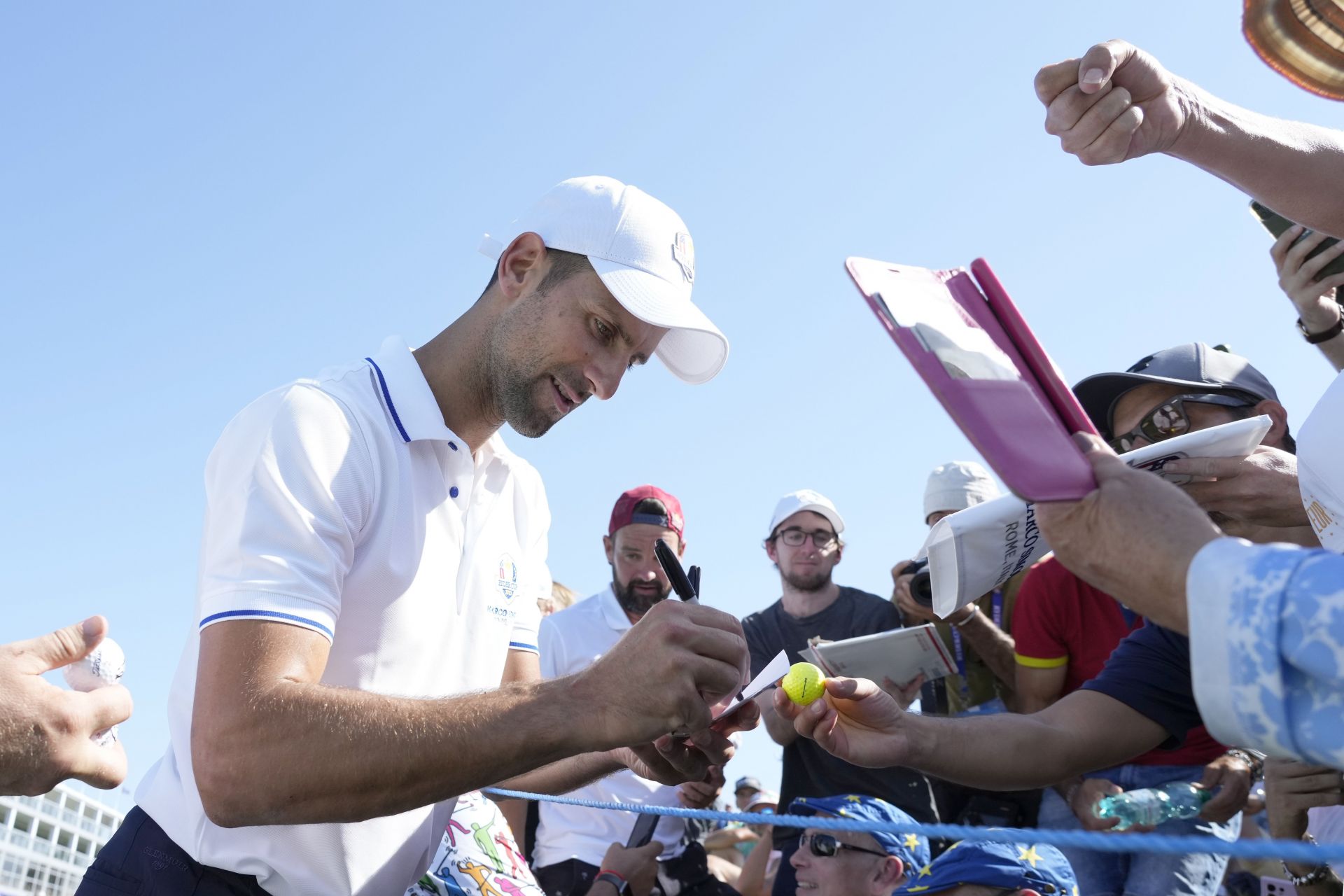 Italy Ryder Cup Golf. Djokovic