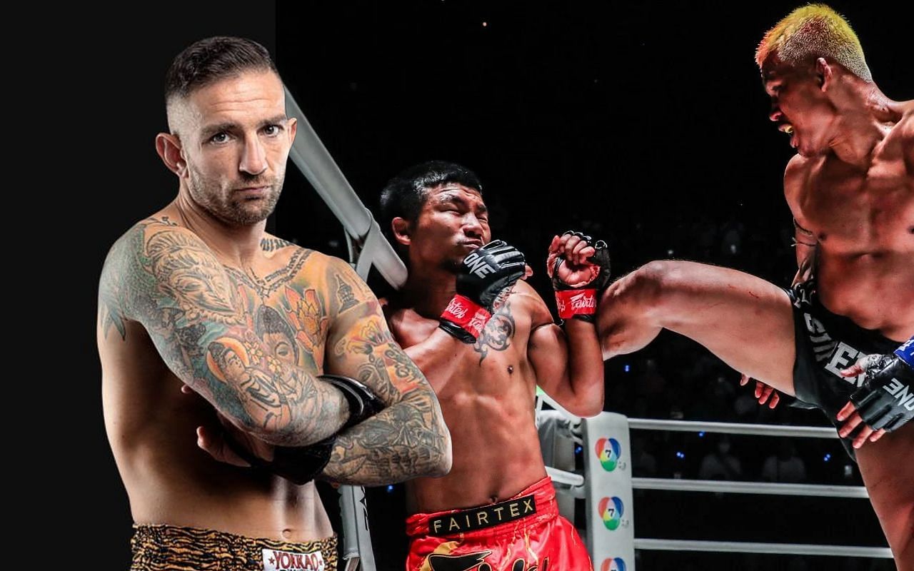 Liam Harrison (L) / Rodtang vs. Superlek (R) Photo: ONE Championship