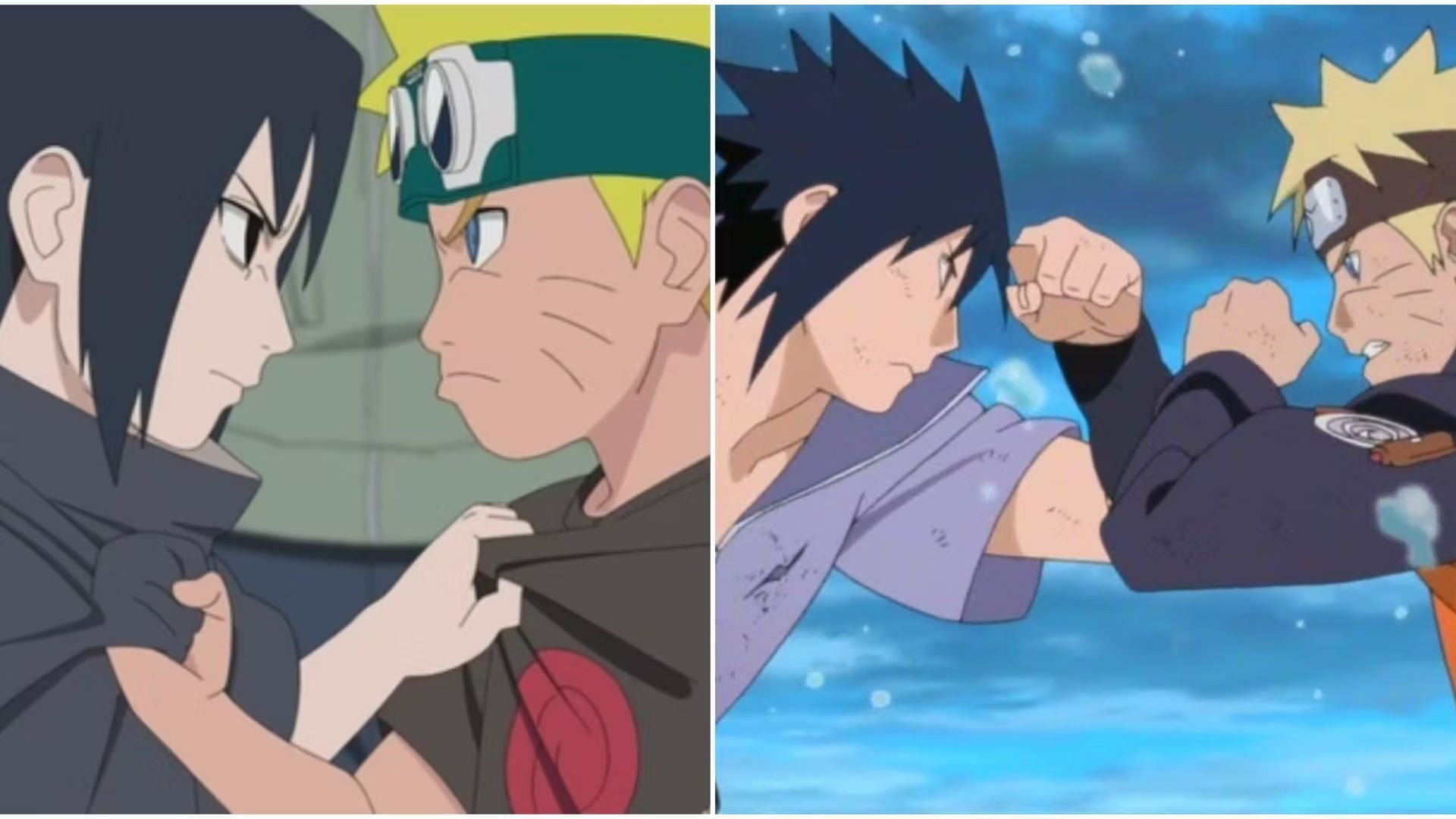 Naruto and Sasuke as shown in anime (Image via Studio Pierrot)