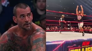[Watch] Young Bucks' member seemingly mocks CM Punk at AEW Collision after his release