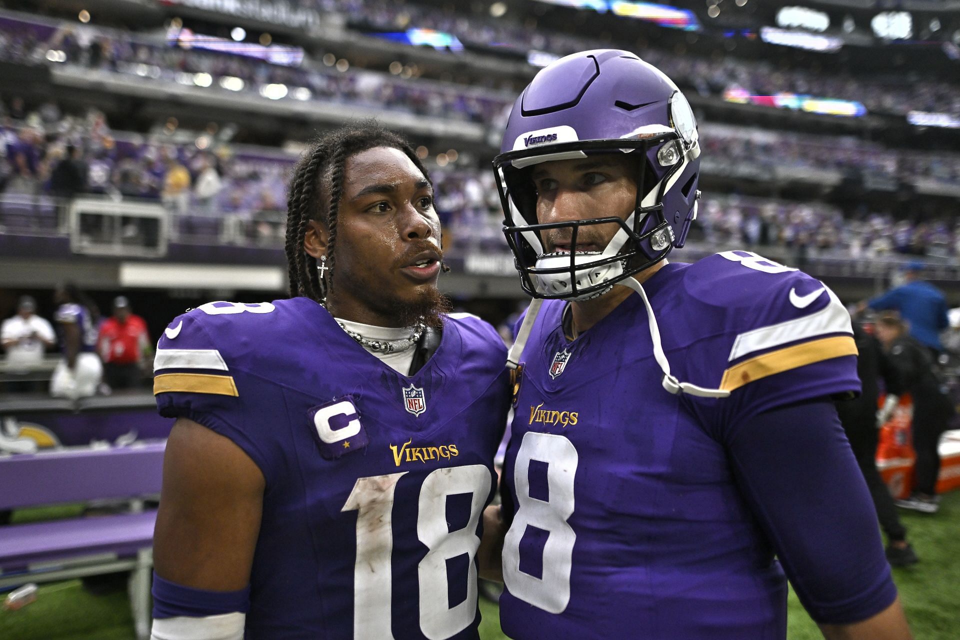 Justin Jefferson not entertaining trade talks around Kirk Cousins, other  Vikings players after 0-3 start - 'I'm tired of people saying that”