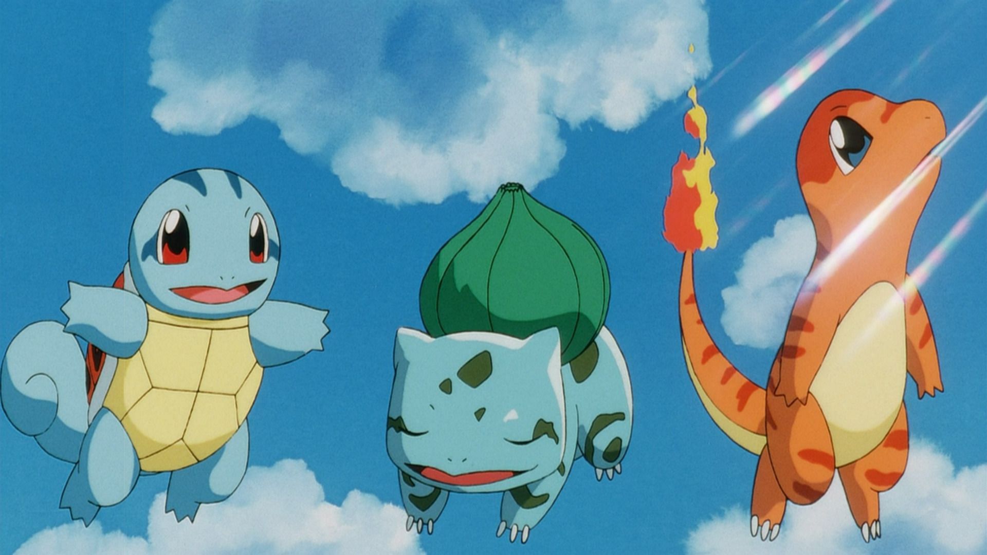 Cloned starter Pokemon as seen in the anime (Image via The Pokemon Company)