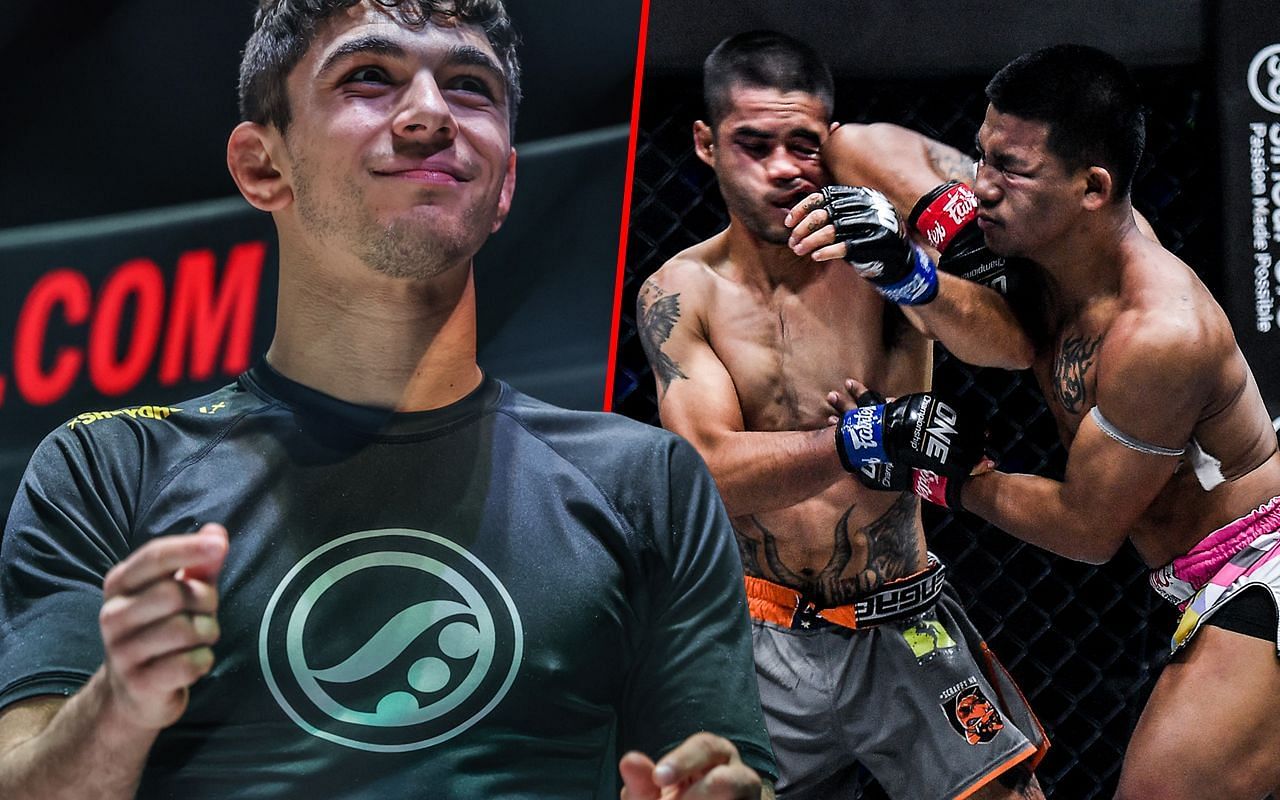 Mikey Musumeci training in Muay Thai with the biggest stars [Credit: ONE Championship]