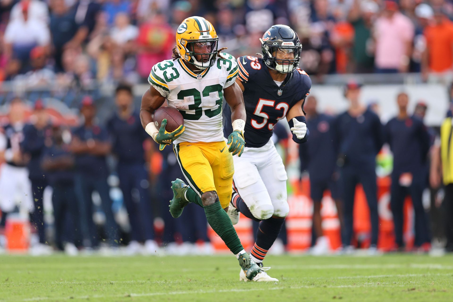 Aaron Jones vs. the Chicago Bears