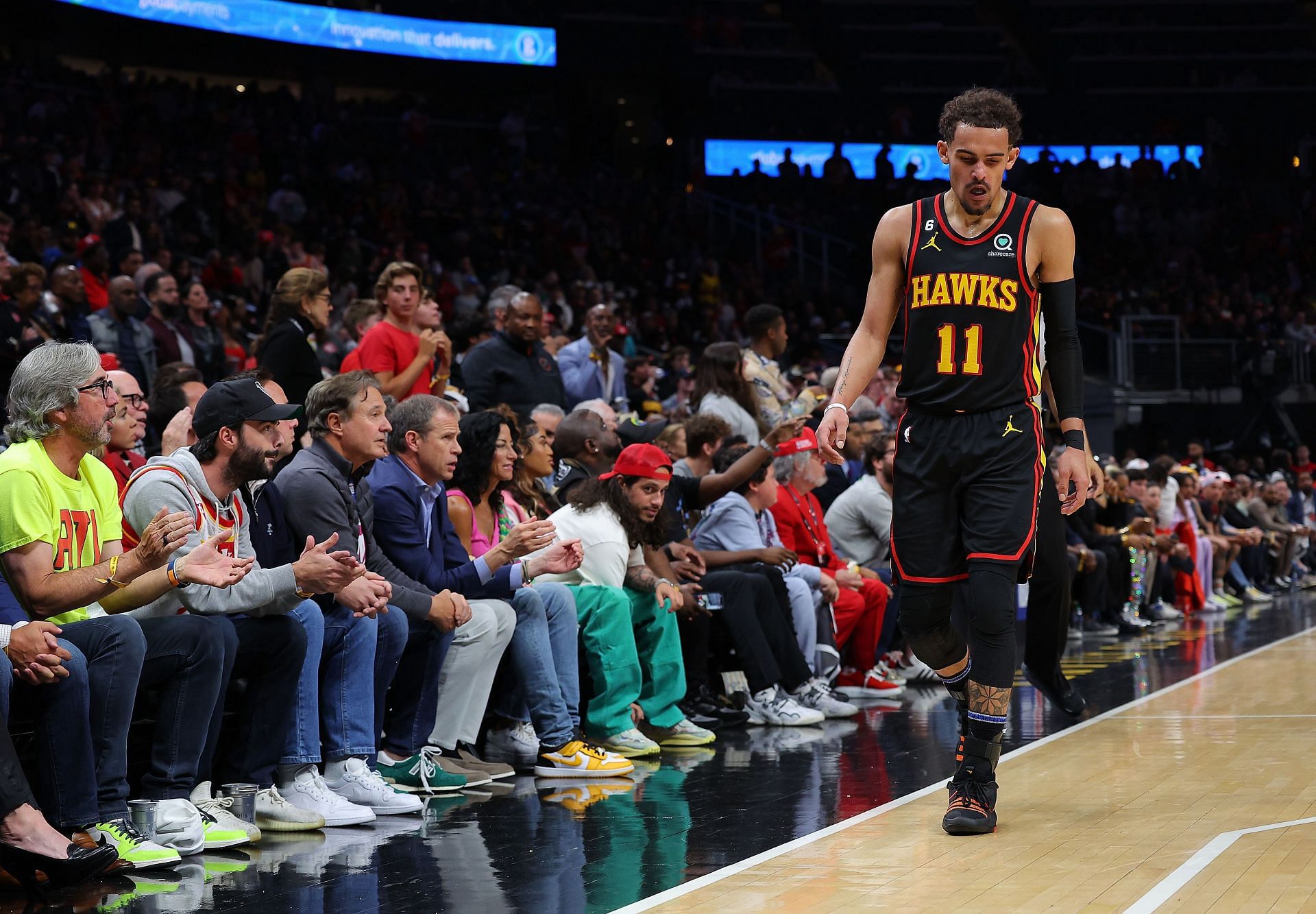 Trae Young Atlanta Hawks Unsigned 2022 NBA All-Star Game Layup Photograph