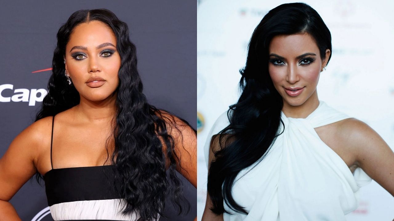 Ayesha Curry and Kim Kardashian