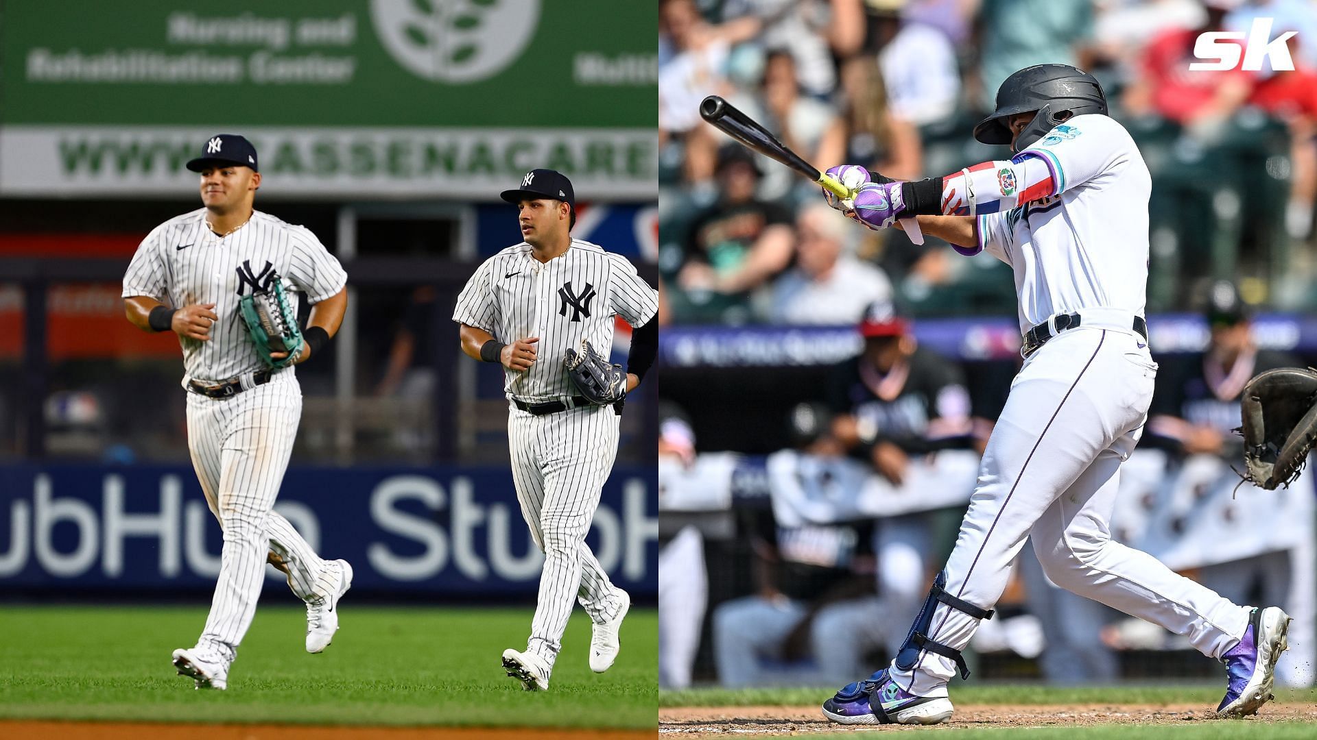 Watch: Jasson Dominguez makes history at Yankee stadium. 