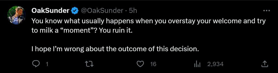 A tweet reply to DF&#039;s post about Office reboot (Image via X)