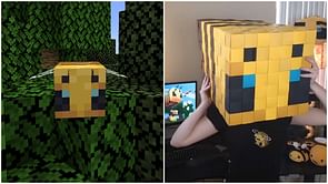 Minecraft artist creates giant and adorable bee model using paper