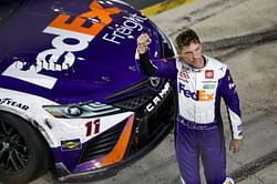 "I beat your favorite driver": Denny Hamlin taunts fans for booing him after winning NASCAR Playoffs race at Bristol