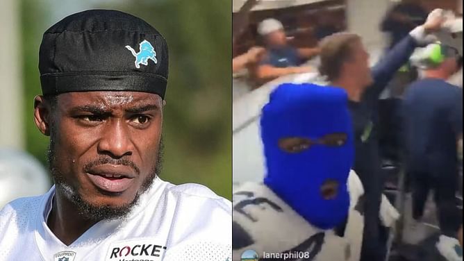 WATCH: Seahawks players mock Detroit Lions with blue ski mask after thrilling OT win in Week 2