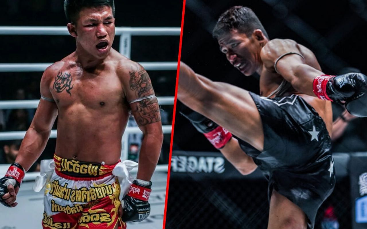 Rodtang Jitmuangnon and Superlek Kiatmoo9 - Photo by ONE Championship