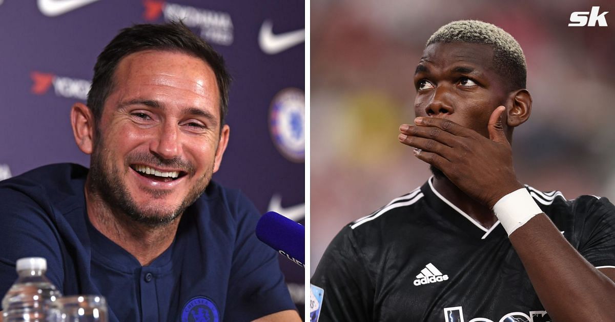 Frank Lampard (left) offered a brilliant insight of Paul Pogba.