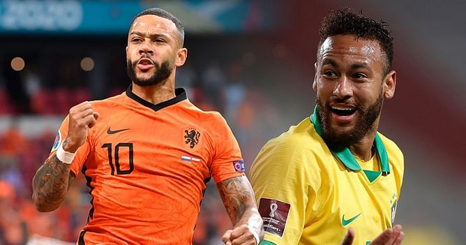 "You inspired me since the early days" - Memphis Depay sends message to Neymar after Brazilian breaks Pele's record