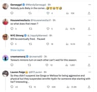 Social media users pick sides as The Real Housewives of New Jersey stars get into a physical altercation: More details revealed as Aydin and Cabral get suspended. (Image via X)