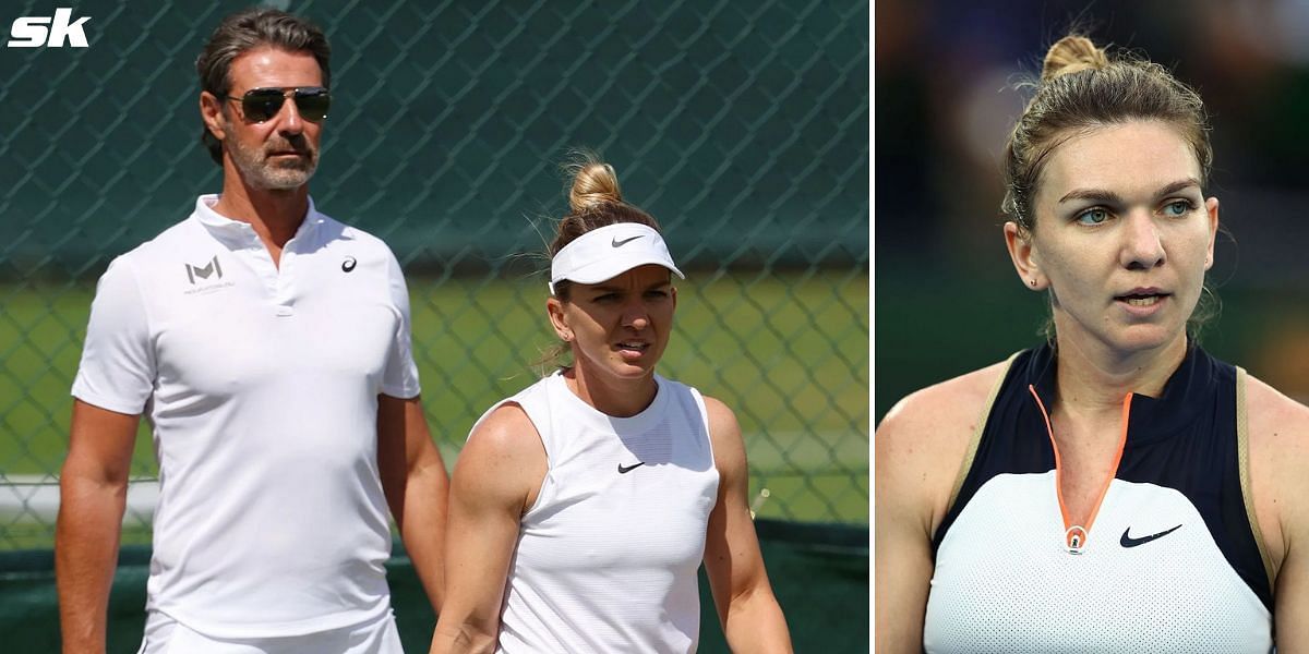 Patrick Mouratoglou with Simona Halep