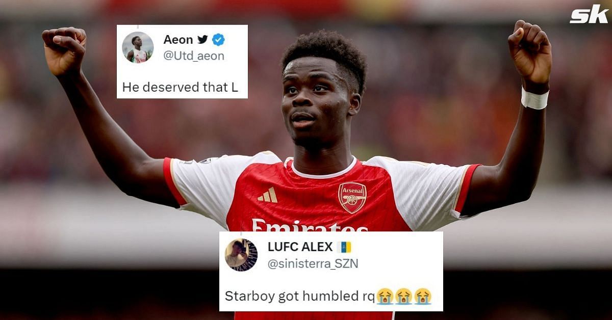 Bukayo Saka scored one of Arsenal