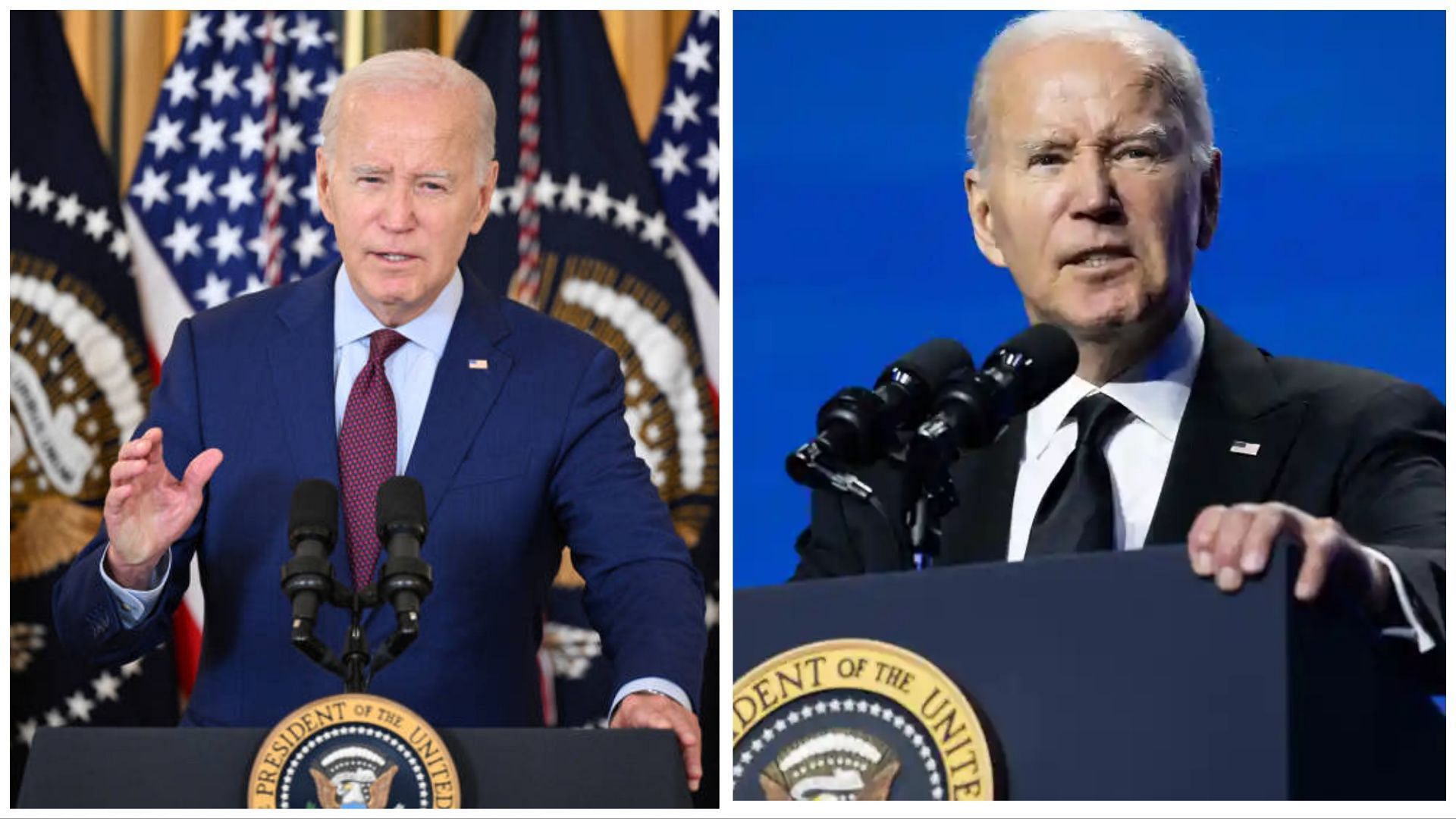 Biden recently garnard backlash for making a mistake on a public platform (Image via Associated Press / Getty Images)