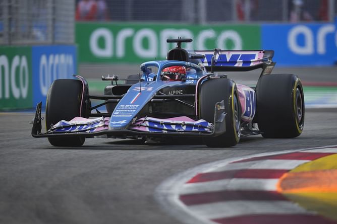 Watch: Esteban Ocon's sensational overtake of Fernando Alonso and Sergio Perez during 2023 F1 Singapore GP