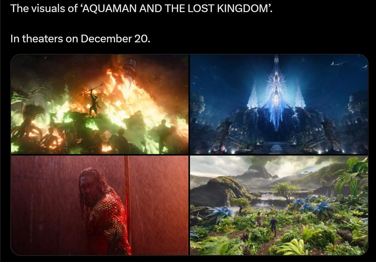 DF&#039;s post about Aquaman&#039;s sequel (Image via X)