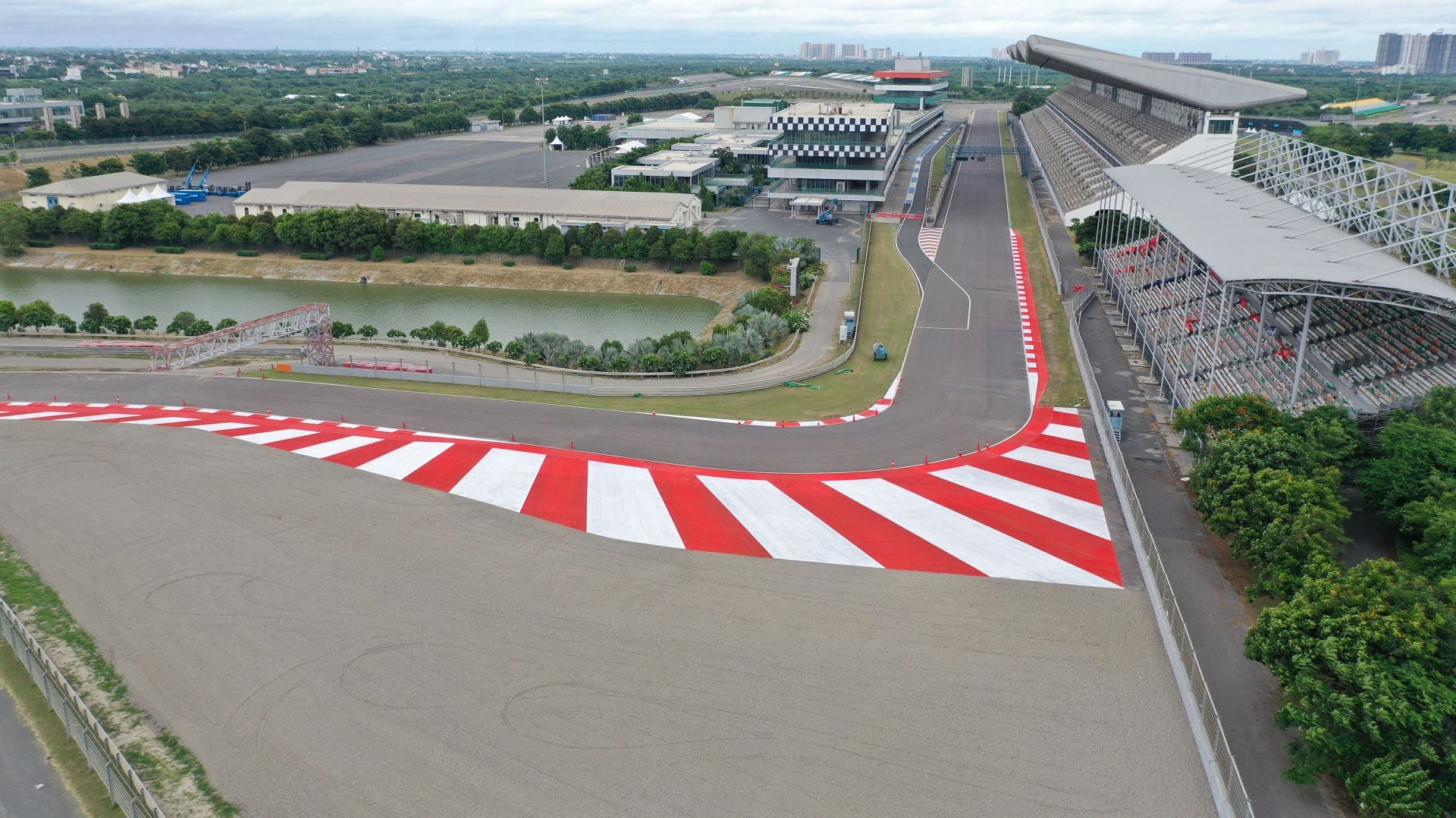 The revamped Buddh International Circuit. (Image via MotoGP)