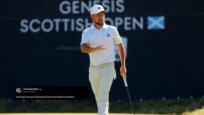 “Just wait until you’re forced to do one of these for Aramco.” - Golf fans offer playful critique of Xander Schauffele's latest promo video