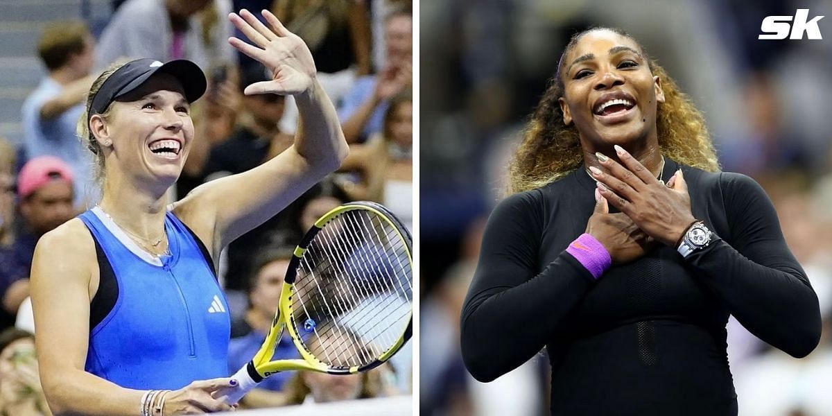 Serena Williams continues to support Caroline Wozniacki on her comeback