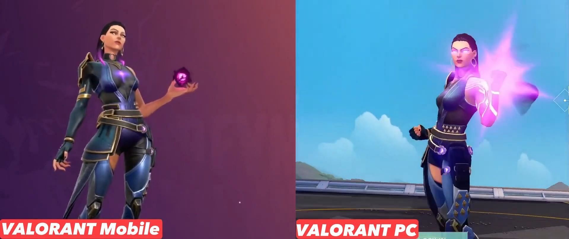 Reyna in Valorant mobile and Valorant PC (Image via Riot Games)
