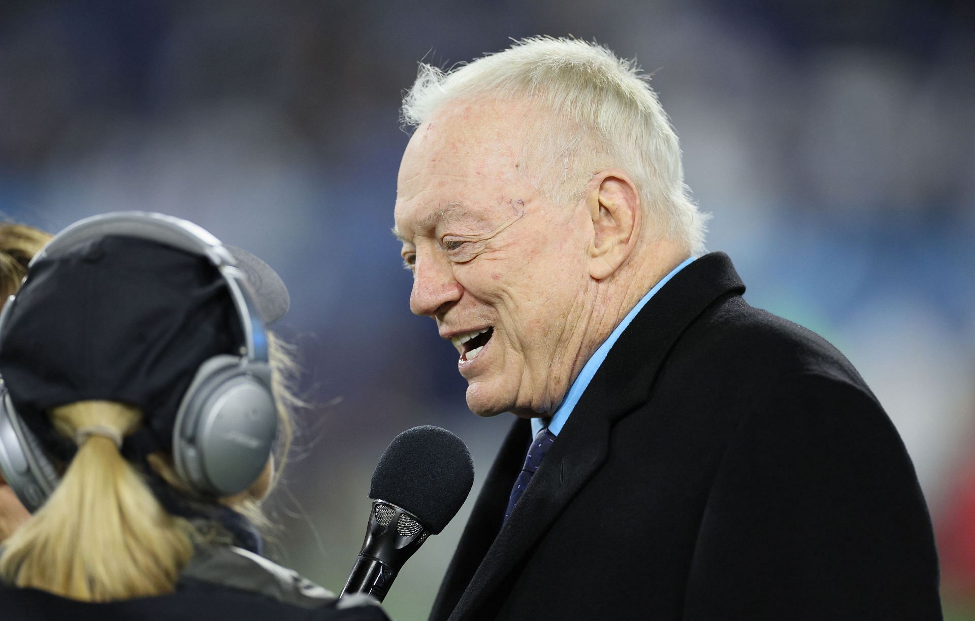Jerry Jones during Dallas Cowboys v Tennessee Titans