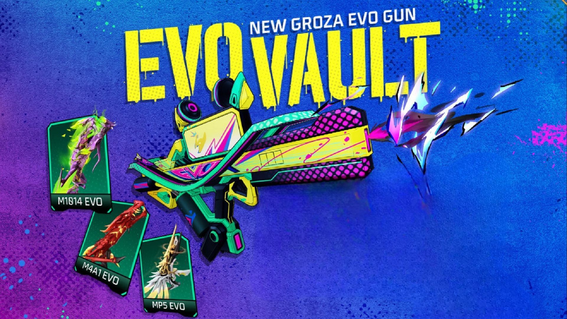 A new Evo gun has been added to Free Fire (Image via Garena)