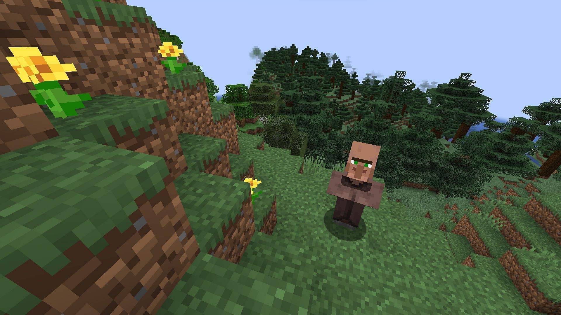 Transporting villagers in Minecraft can be tricky at times (Image via Mojang)