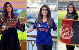 In Pictures: Meet Wazhma Ayoubi, the Afghan beauty grabbing eyeballs during Asia Cup 2023
