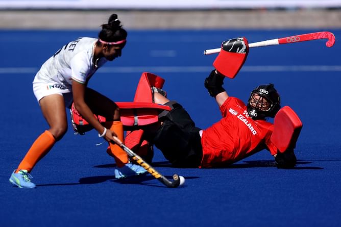 Indian women breeze past Singapore 13 - 0 in Asian Games hockey opener even as PC battery make their mark