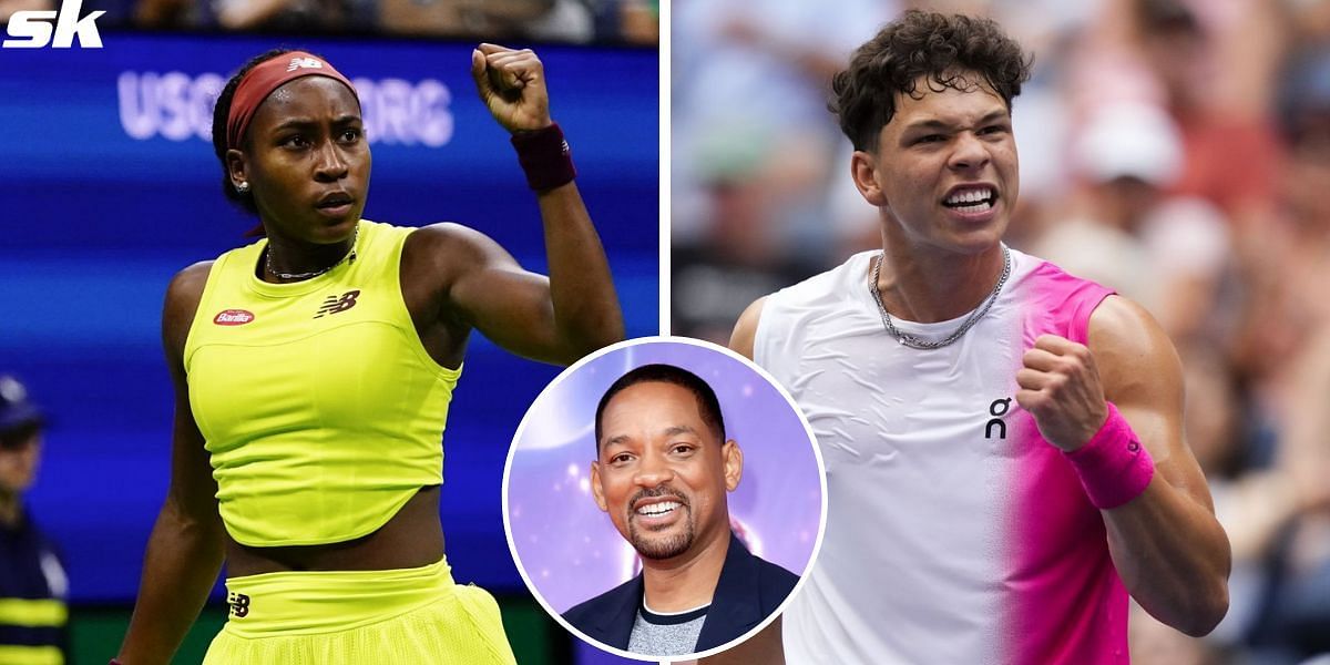 Will Smith Congratulates Coco Gauff and Ben Shelton