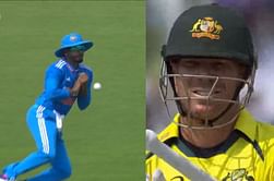 [Watch] Shreyas Iyer drops a simple catch of David Warner during IND vs AUS 1st ODI