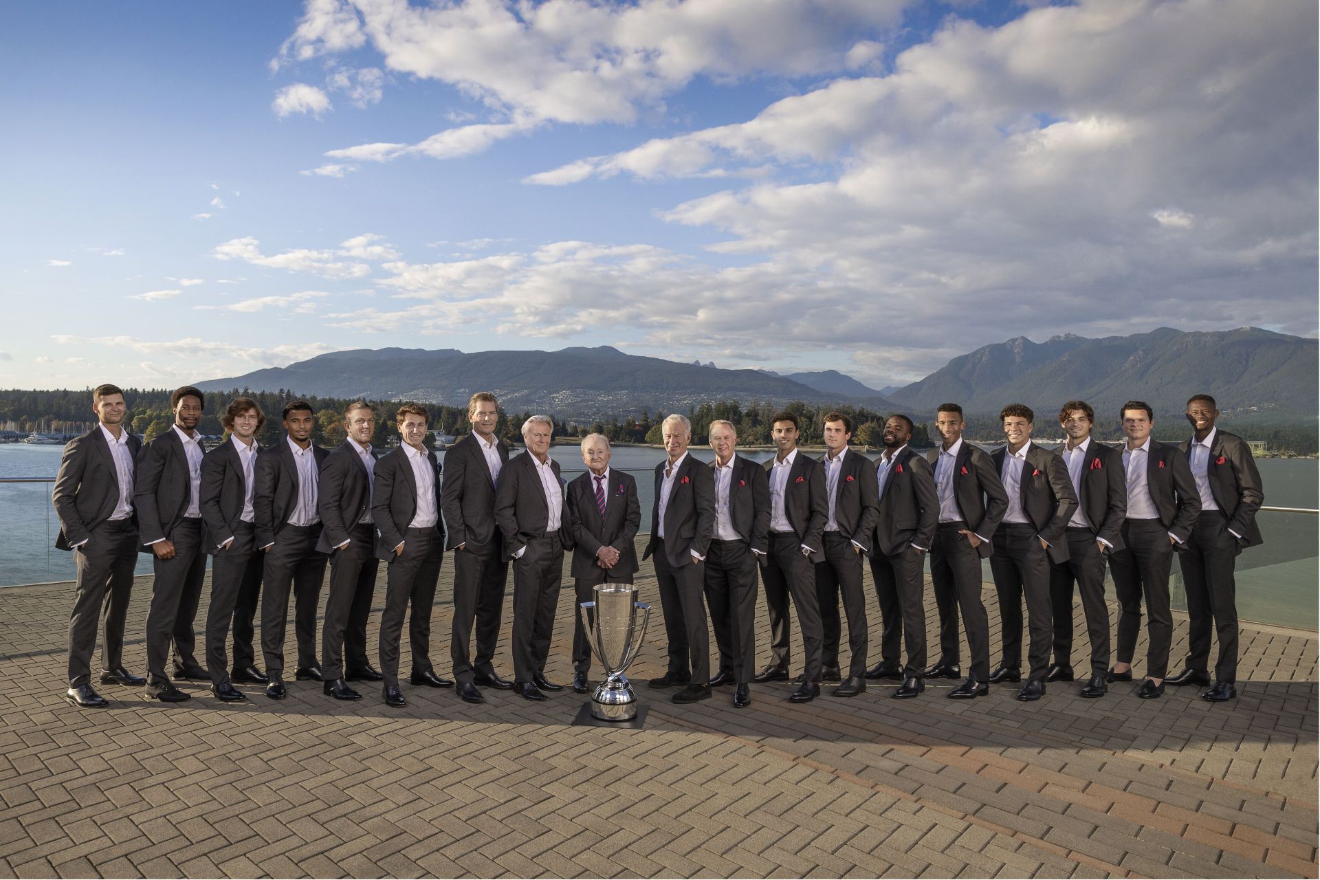 Team Europe and Team World at Laver Cup 2023