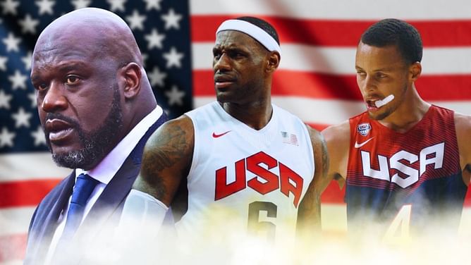 Shaquille O'Neal unsure if USA including LeBron James and Steph Curry can topple Team World lineup featuring Luka Doncic