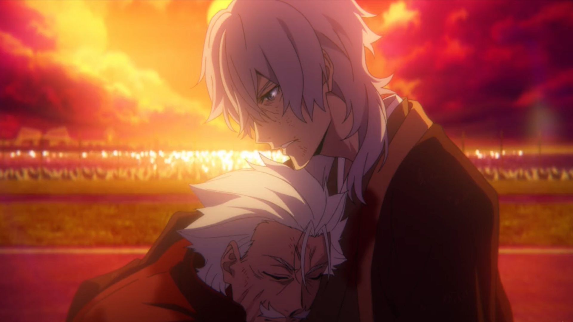 Fukuchi and Fukuzawa as seen in the anime (Image via BONES)