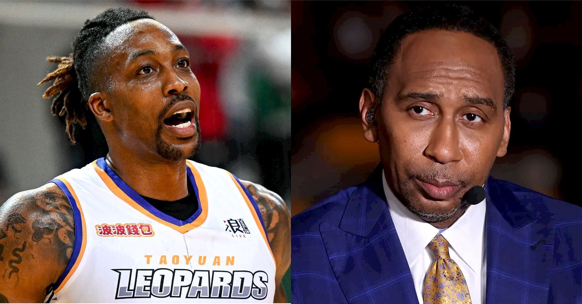 Eight-time All-Star center Dwight Howard and ESPN analyst Stephen A. Smith