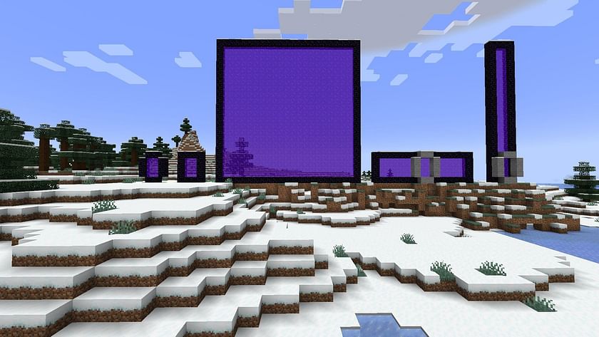 how to use nether portal to travel