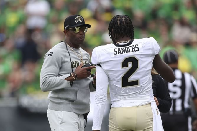 "Get your b*tt up and let's go": Deion Sanders reveals what he told Shedeur Sanders and team after a terrible loss against Oregon in Week 4