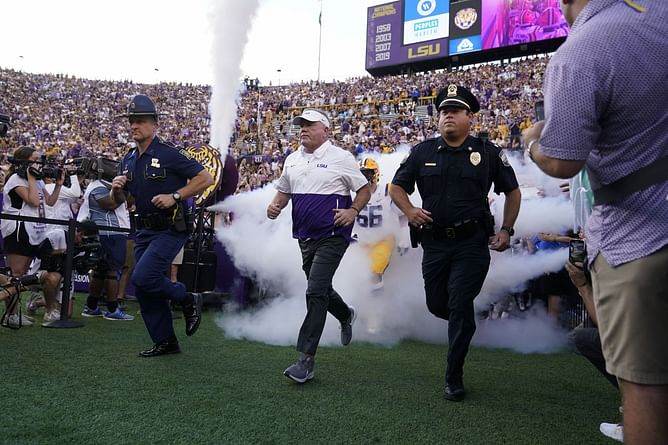 When did Brian Kelly leave Notre Dame? LSU HC's professional career explored