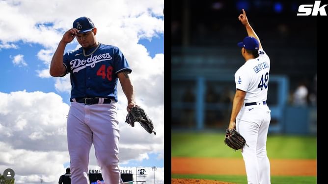 Brusdar Graterol gets emotional as mom witnesses him pitch for first time in MLB: "Thank you...for never letting me fall"