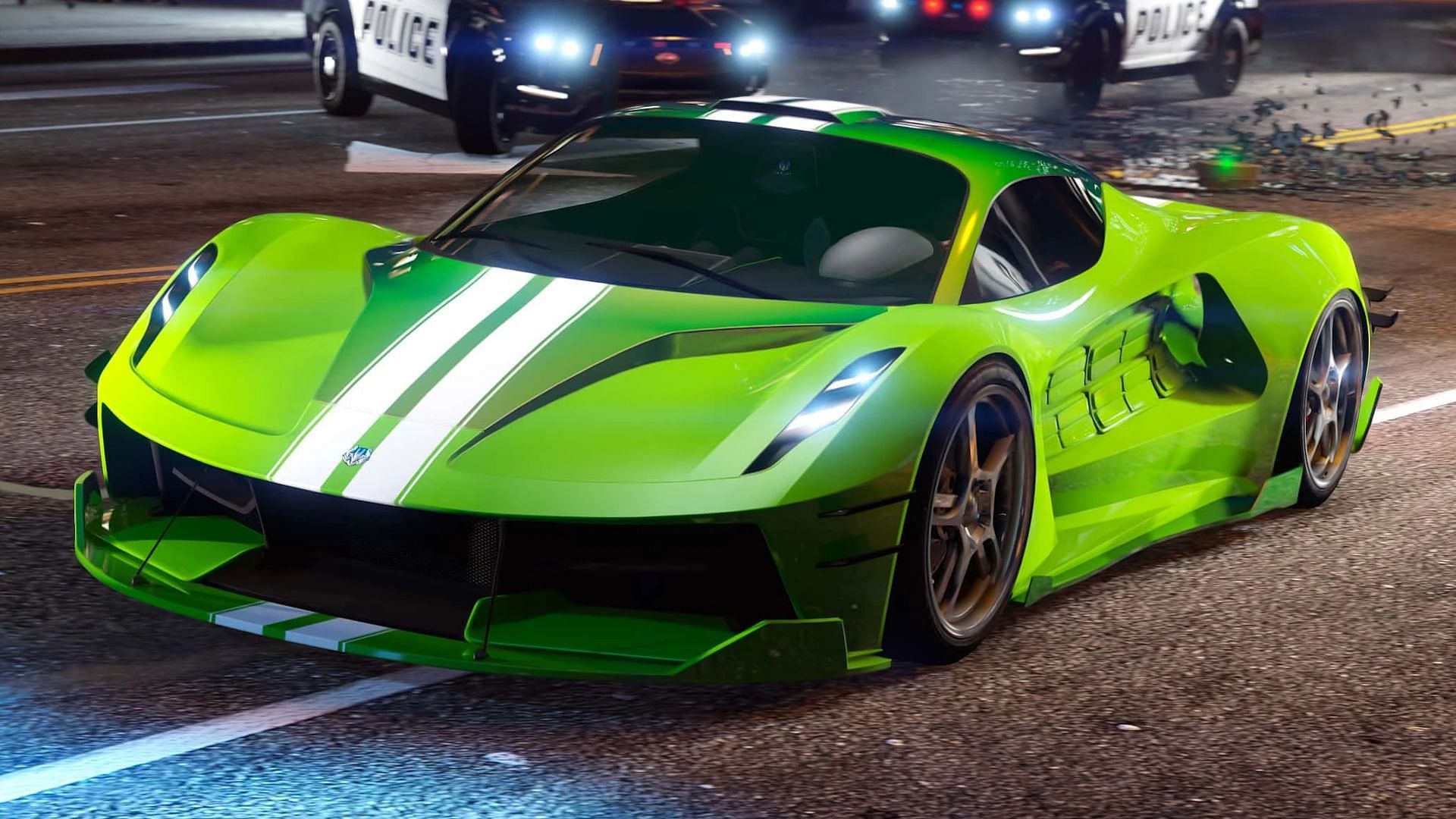 This car is very fast for a freebie (Image via Rockstar Games)