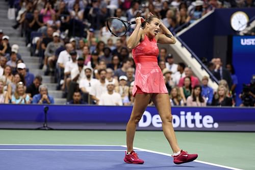 Aryna Sabalenka during the US Open final