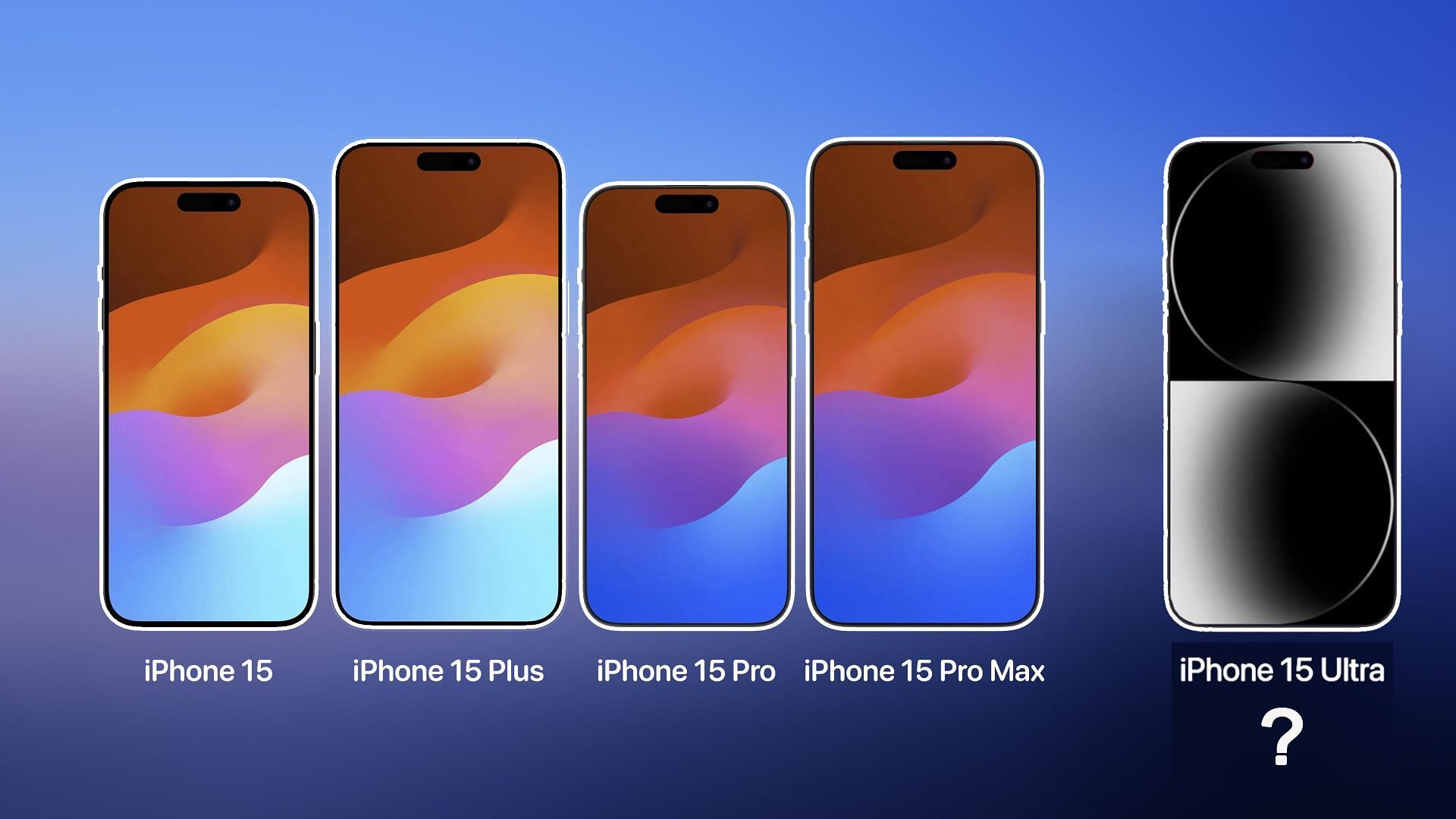 Apple might release five iPhone 15 models. (Image via Sportskeeda)