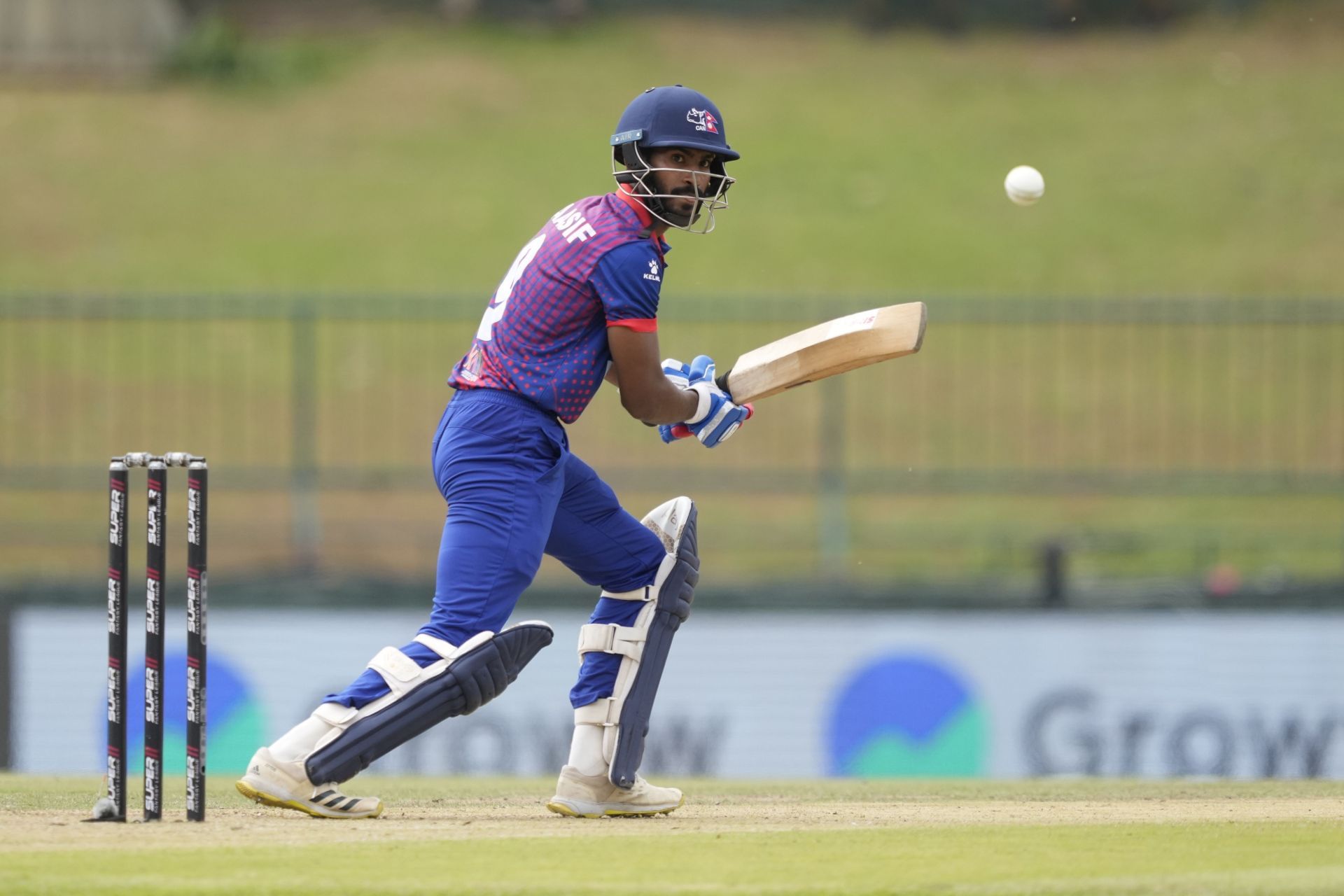 Asif Sheikh in action against India